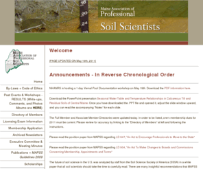 mapss.org: Maine Assocation of Professional Soil Scientists | Home
