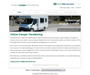 onlinekampeerautoverzekeringen.com: Homepage - Online Camper verzekering
Welkom bij de online Camper verzekering site van nederland