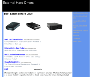 proexternalharddrive.com: External Hard Drives - Best External Hard Drive
An External Hard Drive can speed up your system and give you huge storage space for sound, image and video files, but how do you choose one ........read on