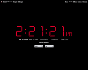 alarmclockservice.com: Online Alarm Clock
Online Alarm Clock - Free internet alarm clock displaying your computer time.