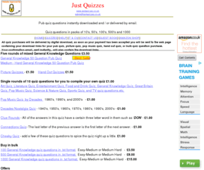 justquizzes.co.uk: St Georges Quiz Questions - Pub Quiz - Quiz Questions - Free Quiz
St Georges Day Quizzes, Pub quiz questions. Music quiz on a CD. Picture  quiz, hand out quiz. Download a free quiz.