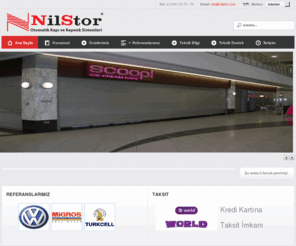 nilstorkepenk.com: Kepenk - Panjur -  Garak Kapısı - Otomatik Kapı - NİLSTOR OTOMATİK KAPI KEPENK PANJUR VE YAPI SİSTEMLERİ
Nilstor - Otomatik Kapı - Kepenk - Panjur - Garaj Kapısı -