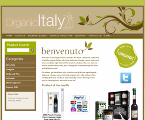 organic-italy.co.uk: Organic Italy | Organic Gifts Olive Oils Balsamic Pasta Risotto Products
Organic Italy