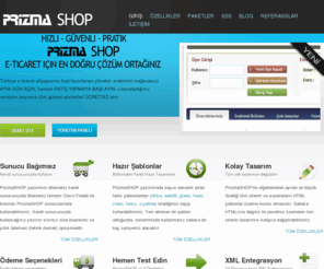 prizmanet.com: PrizmaSHOP v2.0 - E-Ticarete Başlamanın En Hızlı Yolu
