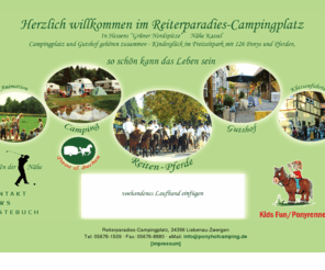 reitercampingparadies.com: Herzlich Willkommen im Reiterparadies Campingplatz!
Reiterparadies Campingplatz in Hessens 'Gr