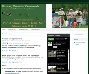 crossroadsrun.com: Running Green for Crossroads | ...annual June Trail Walk Run in Door County, Wisconsin
...annual June Trail Walk Run in Door County, Wisconsin