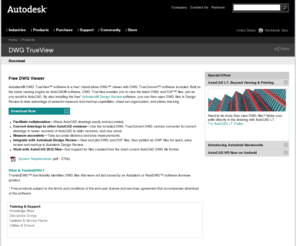 dwg.com: DWG TrueView
Use the free DWG TrueView dwg viewer  (includes DWG TrueConvert) to view, plot, and publish DWG and DWF files, and to convert AutoCAD-based files for compatibility.