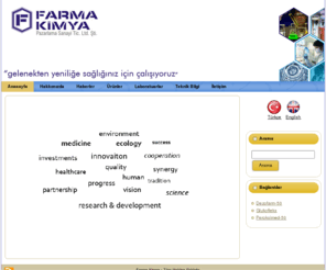 farmakimya.com: Farma Kimya Pazarlama Sanayi ve Ticaret Ltd. Şti.
Farma Kimya Pazarlama Sanayi ve Ticaret Ltd. Şti.