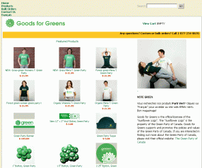 goodsforgreens.com: Goods for Greens - Welcome
