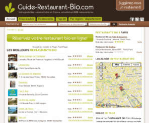 guide-restaurant-bio.net: Guide des Restaurants Bio en France : recherchez un restaurant bio
Guide Restaurant Bio permet de trouver un restaurant bio prs de chez vous, d'orienter votre choix en fonction de vos gots culinaires et votre budget