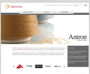 avora.com: INVISTA - Home
INVISTA is one of the world's largest integrated producers of polymers and fibers, primarily for nylon, spandex and polyester applications.