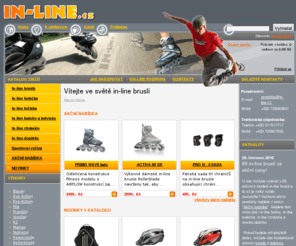 in-line.cz: IN-LINE.cz
Speciálka na in-line brusle. Prodáváme kolečkové brusle předních výrobců K2, Rollerblade, Fila, Bauer. Vše máme skladem s dodáním do 48h.