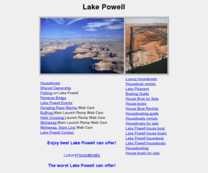 lake-powell-house-boats.com: Lake Powell
Lake Powell House boats for sale, new used and custom house boats