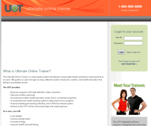 ultimatefitnesstracker.com: Ultimate Online Trainer:  Your web-based resource for health and fitness!
