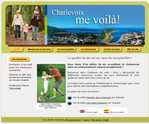 charlevoixmevoila.com: Charlevoix me voilà | Portail pour les nouveaux arrivants dans Charlevoix
/> 
		<meta http-equiv=