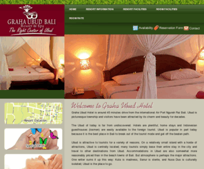 grahaubudhotel.com: http://www.grahaubudhotel.com/
Grahaubudhotel.com - Official Website Graha Ubud Bali Tel:(62-361) 974 053 Fax:(62-361) 975 437 Jl. Wanara Wana (Monkey Forest) Ubud, Bali - Indonesia 
Email:sales@grahaubudhotel.com www.grahaubudhotel.com