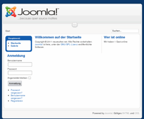 neureuther.net: Willkommen auf der Startseite
Joomla! - dynamische Portal-Engine und Content-Management-System