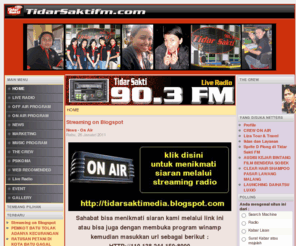 tidarsaktifm.com: Tidar Sakti FM - HOME
Radio Tidar Sakti 90.3 FM Kota Batu