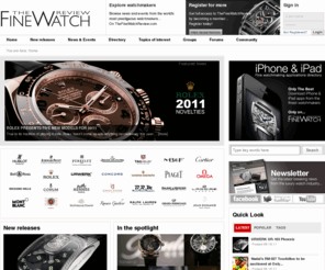 finewatchreview.com: TheFineWatchReview | Fine watchmaking News Portal & Community
TheFineWatchReview.com delivers the latest breaking news and information on leading luxury watch brands, independant watchmakers, international watch fairs & exhibitions, accessories for fine watches, and more.