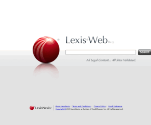 lexisweb.com: Free Online Legal Research | Lexis® Web
Extensive free online legal research begins with Lexisweb – legal search engine. Legal research legal journals, legal terms, citations and more! Begin your legal research with LexisWeb.”