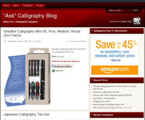 calligraphyblog.com: News For | Calligraphy | How To
Calligraphy Blog ....The Calligrapher's Bible: 100 Complete Alphabets and How to Draw Them
