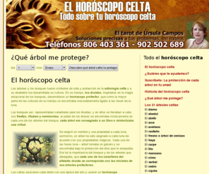 elhoroscopocelta.es: El horóscopo celta
El horóscopo celta, conoce tu horóscopo según la astrología de los celtas y druidas. El poder de los celtas se encontraba de forma mística en los árboles del bosque. Descubre qué árbol te representa y qué te depara el futuro.