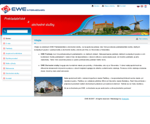 ewe-i.com: Prekladateľské a obchodné služby - East West Europe Intermediairs
Prekladateľské a obchodné služby