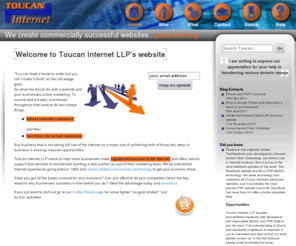 toucanweb.co.uk: Welcome :: Toucan Internet LLP
