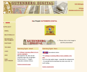 gutenbergdigital.de: G U T E N B E R G - D I G I T A L
Jahr der Bibel, Gutenbergbibel, Gutenberg Bible, Bibel