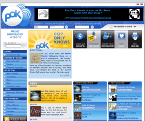 poponlyknows.com: Plateforme légale de téléchargement de musique indépendante - Pop Only Knows - POK
Plateforme légale de téléchargement de musique indépendants. Artistes autoproduits.