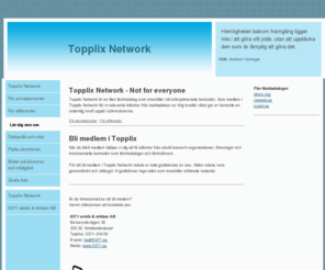 topplix.se: Topplix Network länkkatalog för topplänkar
Länkkatalog för topplänkar