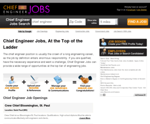 chiefengineerjobs.com: Chief Engineer Jobs | Search Chief Engineer Job Listings
Chief engineer jobs available across the country. This position, requiring years of experience, is highly compensated and rewarding. Enormous career opportunities. Discover the opportunities.
