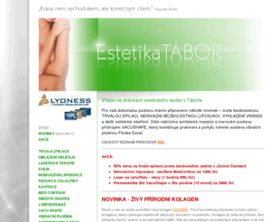 estetikatabor.cz: EstetikaTÁBOR - studio krásy
Platforma pro bezbolestnou trvalou epilaci.