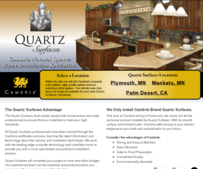 quartzsurfaces.com: Quartz Surfaces
Quartz Surfaces is a team of Cambria certified professionals providing custom installations of Cambria natural quartz countertops.
