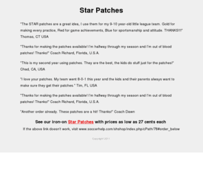 starpatch.org: Star Patches
Star Patches