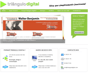 triangulodigital.com: Triângulo Digital
Triângulo Digital - criação e remodelação de websites.