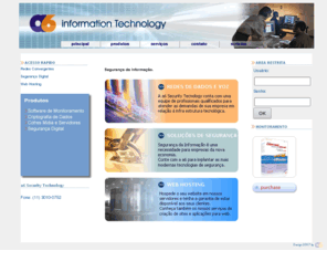 a6si.com: a6 Security Technology
Tecnologia e Segurança da Informação