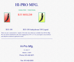 b33mole.com: Hi-Pro Mfg.
