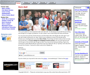 feldkamps.com: Rick Feldkamp's Site
This is kind of like 