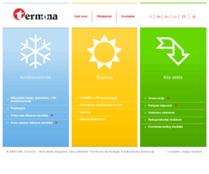 termona.com: Termona - sienų šiltinimas Thermo-lun technologija, kondicionieriai, termovizija
Termona, termoputa, sienų šiltinimas, thermo-lun, vėdinimas, kondicionieriai, kondicionavimas, termovizija