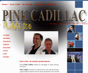 pinkcadillac.dk: pink cadillac 60érmusik elvisshow dinner dansemusik
