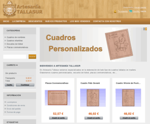artesaniatallasur.com: Tallado en madera - Artesanía TallaSur
Realizamos todo tipo de tallados en madera, con el texto y el diseño que desees.