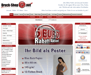 druck-shop24.net: Druck-Shop24.net - Leinwand, Poster, Plakate...
Professionelle Shoplösungen