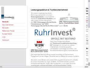 hg-grundbesitz.de: HG Grundbesitz GmbH
Wir kaufen: Wohnanlagen, Wohn- und Geschftshuser, Mehrfamilienhuser, Grundstcke