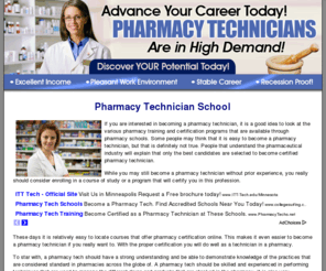 learningpharmacy.com: Pharmacy Technician Schools For Pharmacy Tech Certification
How to become a pharmacy technician with the pharmacy tech training and certification programs offered by pharmacy schools