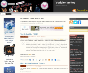 voddlerinvite.com: Voddler invites
Find your invite to Voddler (the Spotify for movies) on Voddlerinvite.com