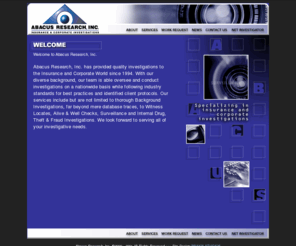 abacuspi.com: Insurance and Corporate Investigators,Abacus Research,Inc.,Graham,North Carolina
Abacus Research, Inc. has provided quality investigations to the Insurance and Corporate World since 1994.  With our diverse background our management team is able to oversee and conduct investigations on a nationwide basis while following industry standards for best practices and identified client protocols.   By combining our years of multiline experience we are more then just a surveillance company.  We look forward to serving all of your investigative needs.