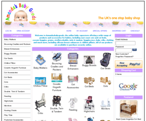 amandasbabygoods.co.uk: Amandas Baby Goods - Baby Shop - UK on line Baby store - Products and Accessories for Babies, Prams - Pushchairs, Nursery Furniture - Mother and Baby Products -East Coast Cots, Baby Shop Based in Coventry,West Midlands,Scotland, England,Wales, Northern Ireland, East Coast Cots - Baby Shop in Coventry - Baby Shop Coventry - Shop online for Baby goods in Coventry - Baby Shop Website in Coventry England.
Nursery and baby products - Nursery furniture, Baby Walkers, Babies Cribs, East coast cots - Baby cots, Baby Cot Beds, Baby nursing chairs, East coast cots, babies feeding equipment, Baby highchairs, Baby walkers, baby monitors, baby travel cots, baby car seat, Childs car seat, travel cots, Baby walkers, Travel systems, based in Coventry, based in uk, based in west midlands, based in uk, Buy baby products, buy nursery products, buy baby cot, buy cot, buy cheap nursery products, discounted nursery products, cheap baby products, online baby shop in Coventry, find baby products in Coventry, find nursery furniture in Coventry, Coventry, Warwickshire, West midlands ,uk, London, Wales, uk, Scotland, England