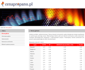 cenapropanu.com: cena propanu
notowania cen propanu