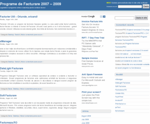 program-facturare.ro: Programe de Facturare 2007 – 2009
